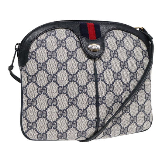 Gucci Leather Canvas Shoulder Bag