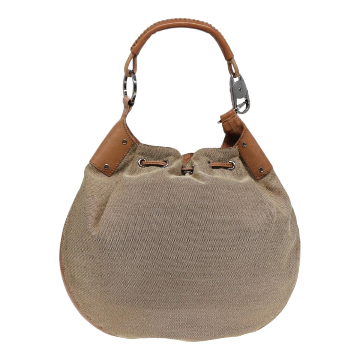 Gucci Leather Canvas Shoulder Bag