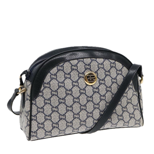 Gucci Leather Canvas Shoulder Bag