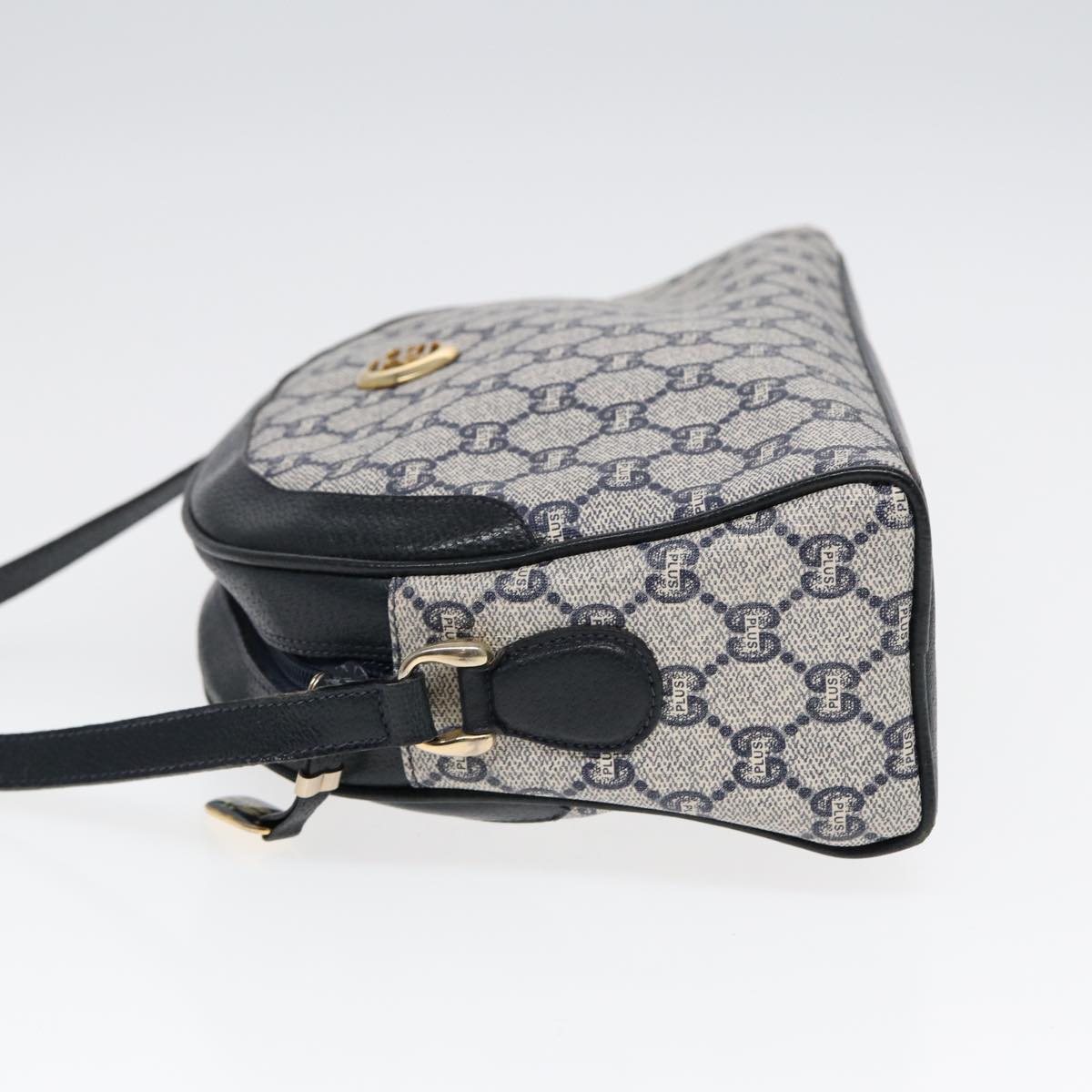 Gucci Leather Canvas Shoulder Bag