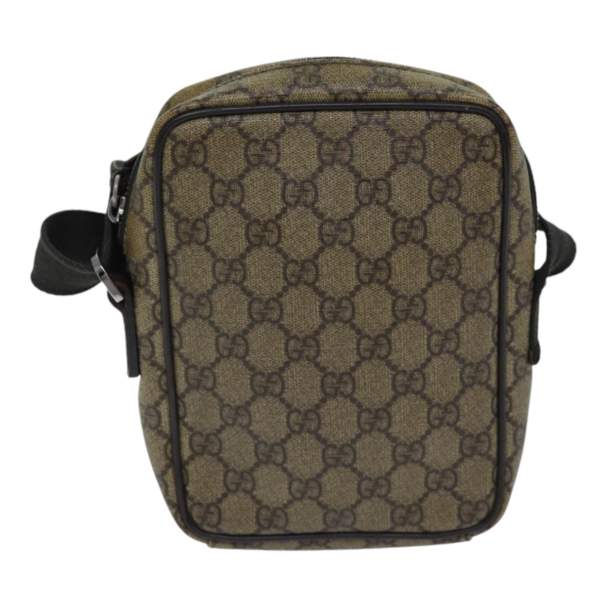 Gucci Leather Canvas Shoulder Bag