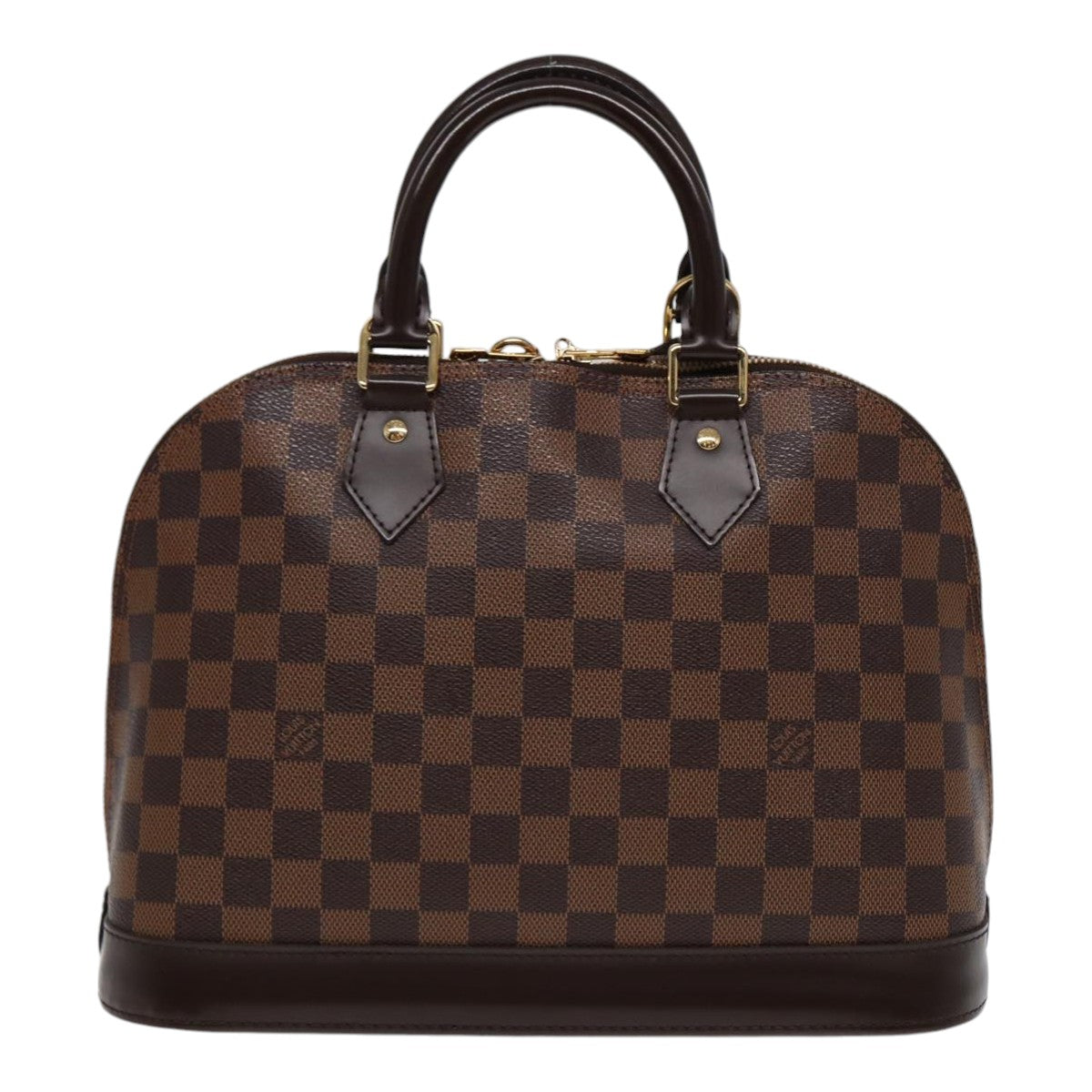 LOUIS VUITTON Damier Ebene Alma PM Hand Bag N53151 LV Auth 88894SA