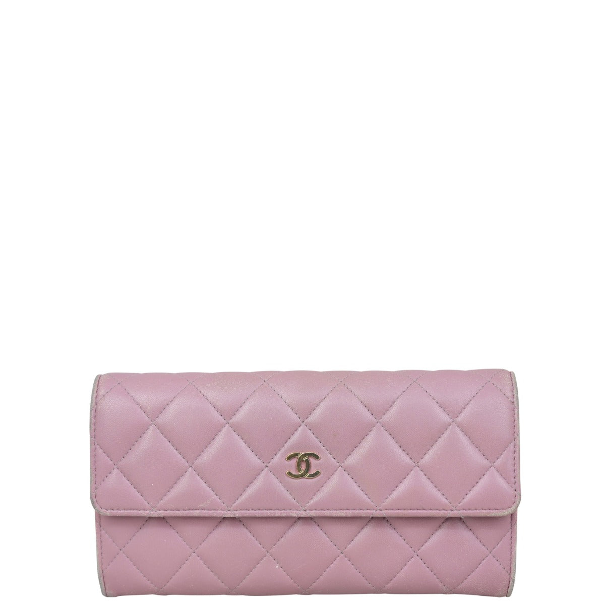 Chanel Classic Flap Long Wallet | Lavender