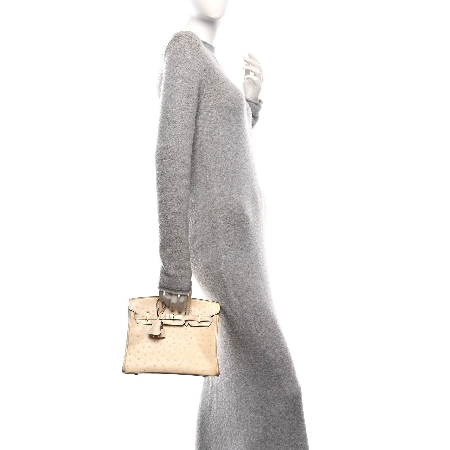 Hermes Ostrich Birkin 25 Nata