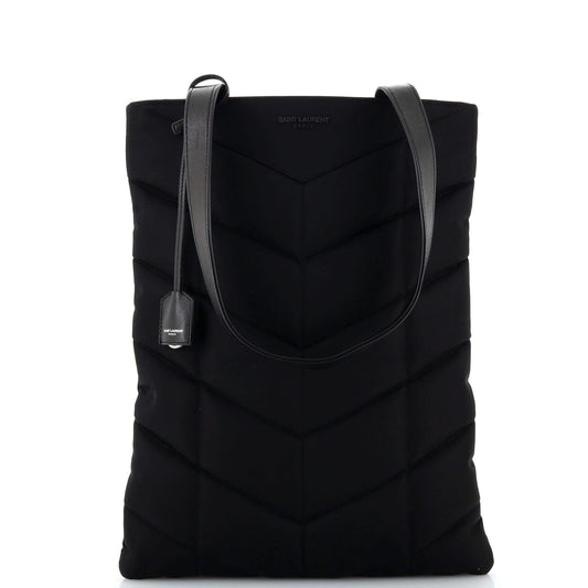 Luxury Saint Laurent Trending 2025 Puffer Tote Nylon Tall