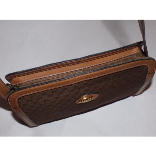 Gucci Supreme Shoulder Micro Guccissima Print Canvas Leather Bag