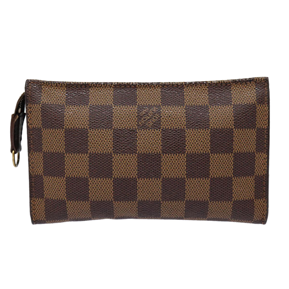 LOUIS VUITTON Damier Ebene Marais Pouch LV Auth 89126