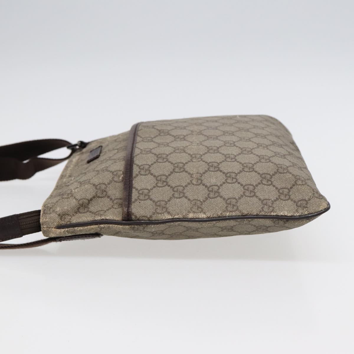 Gucci Leather Canvas Shoulder Bag