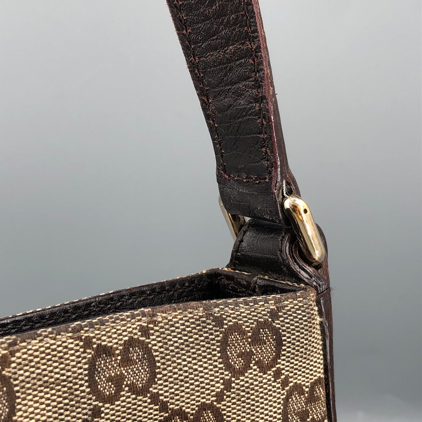 Gucci GG Canvas Crossbody Bag Brown/Beige