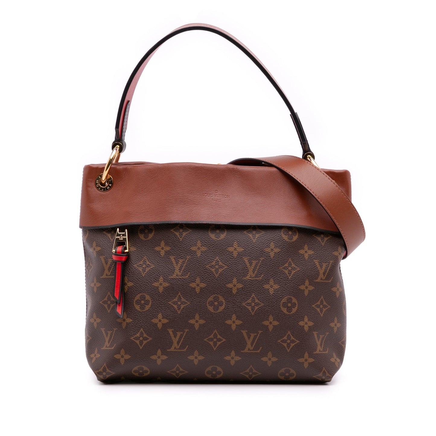 Brown Louis Vuitton Monogram Tuileries Besace Satchel