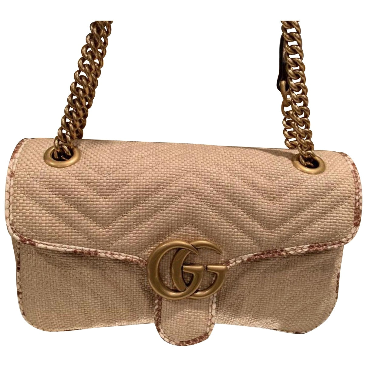 Gucci marmont  wicker handbag