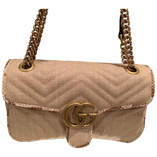 Gucci marmont  wicker handbag