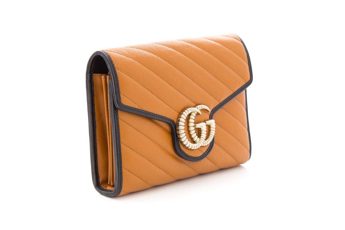 Gucci GG Marmont Brown Chain Crossbody