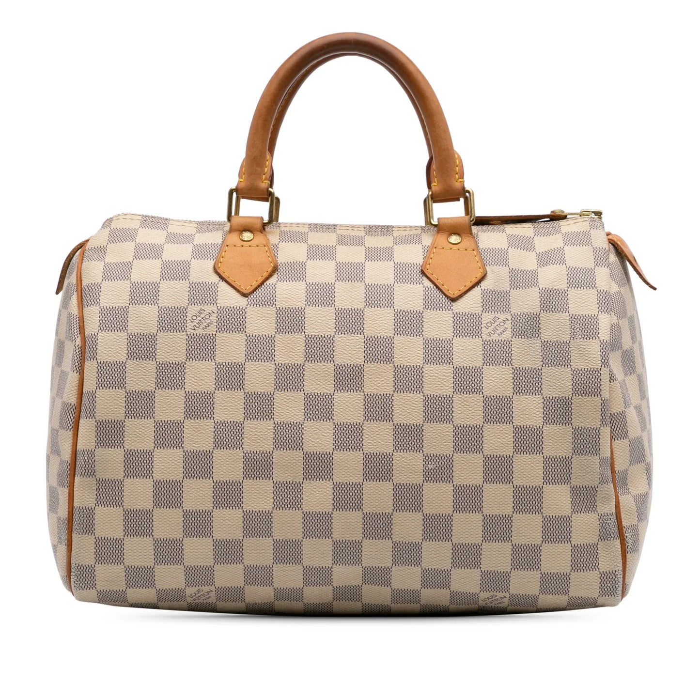 Gray Louis Vuitton Damier Azur Speedy 30 Boston Bag