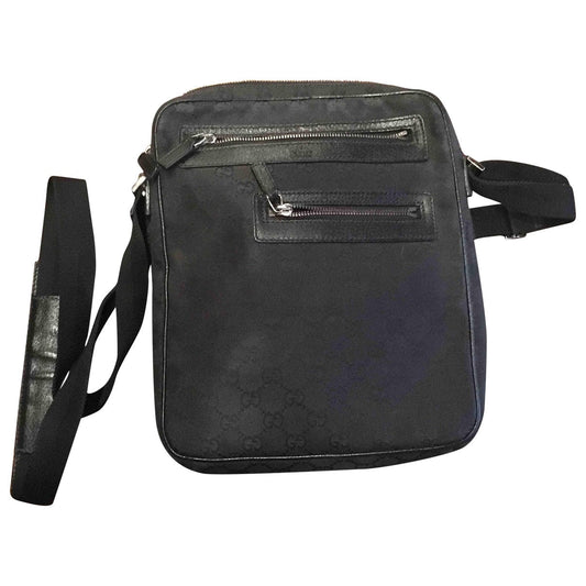 Gucci black cloth bag