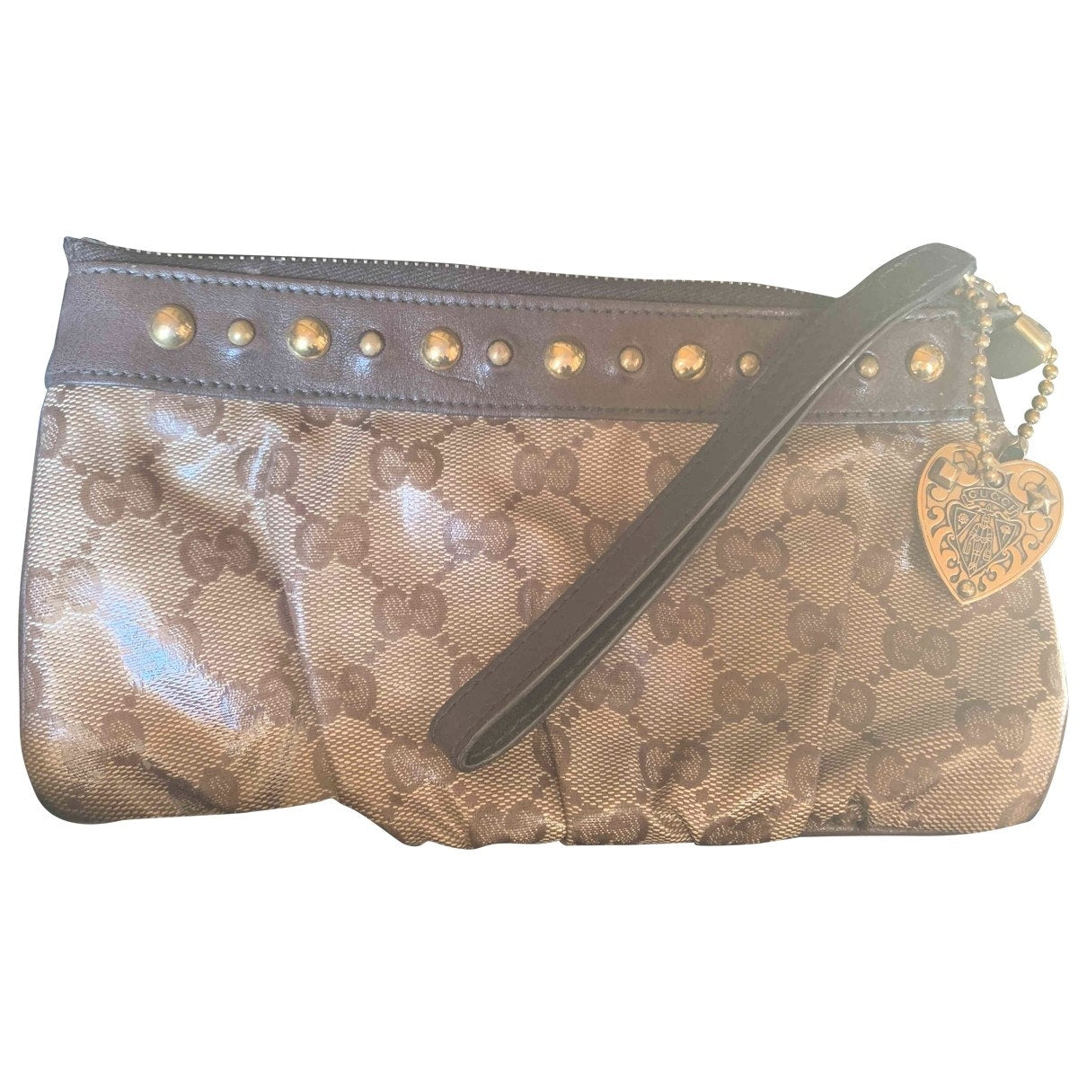 Gucci  leather clutch bag