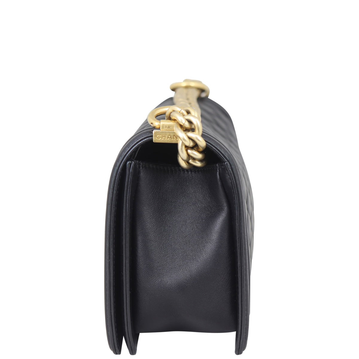 Chanel Boy Old Medium | Black Lambskin