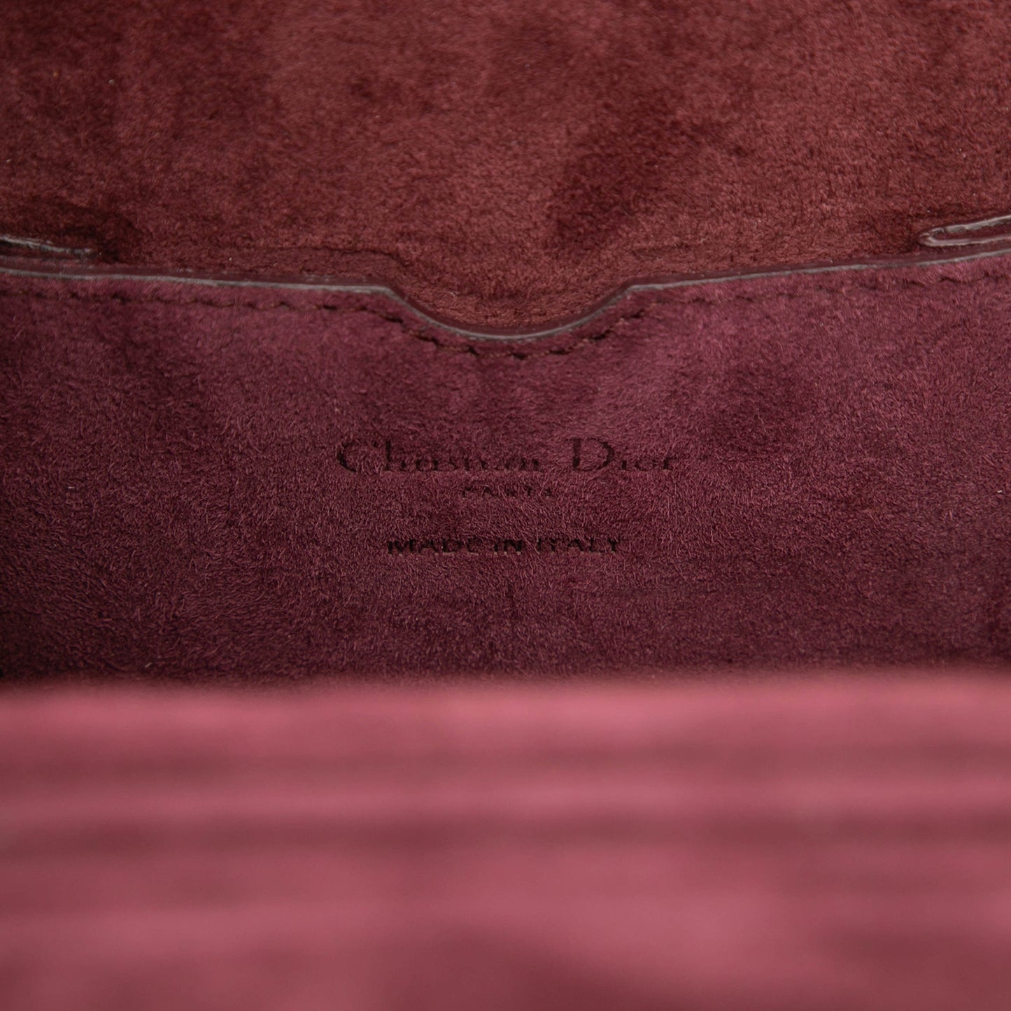 Red Dior Lambskin Dioraddict Lockbox Crossbody