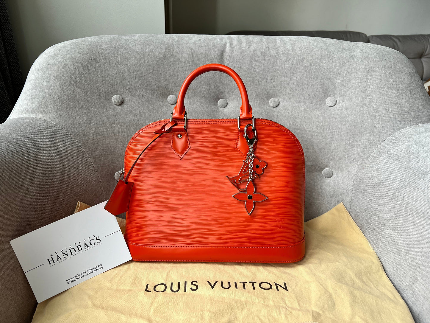 Louis Vuitton Alma PM Orange Epi