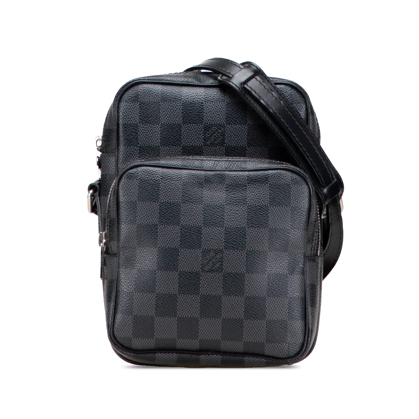 Black Louis Vuitton Damier Graphite Rem Crossbody Bag