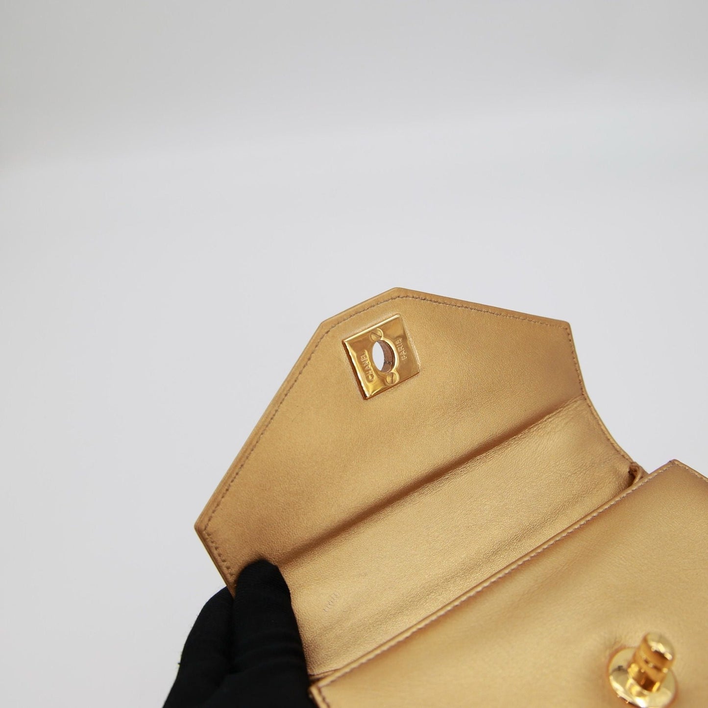 Chanel Gold Mini Kelly