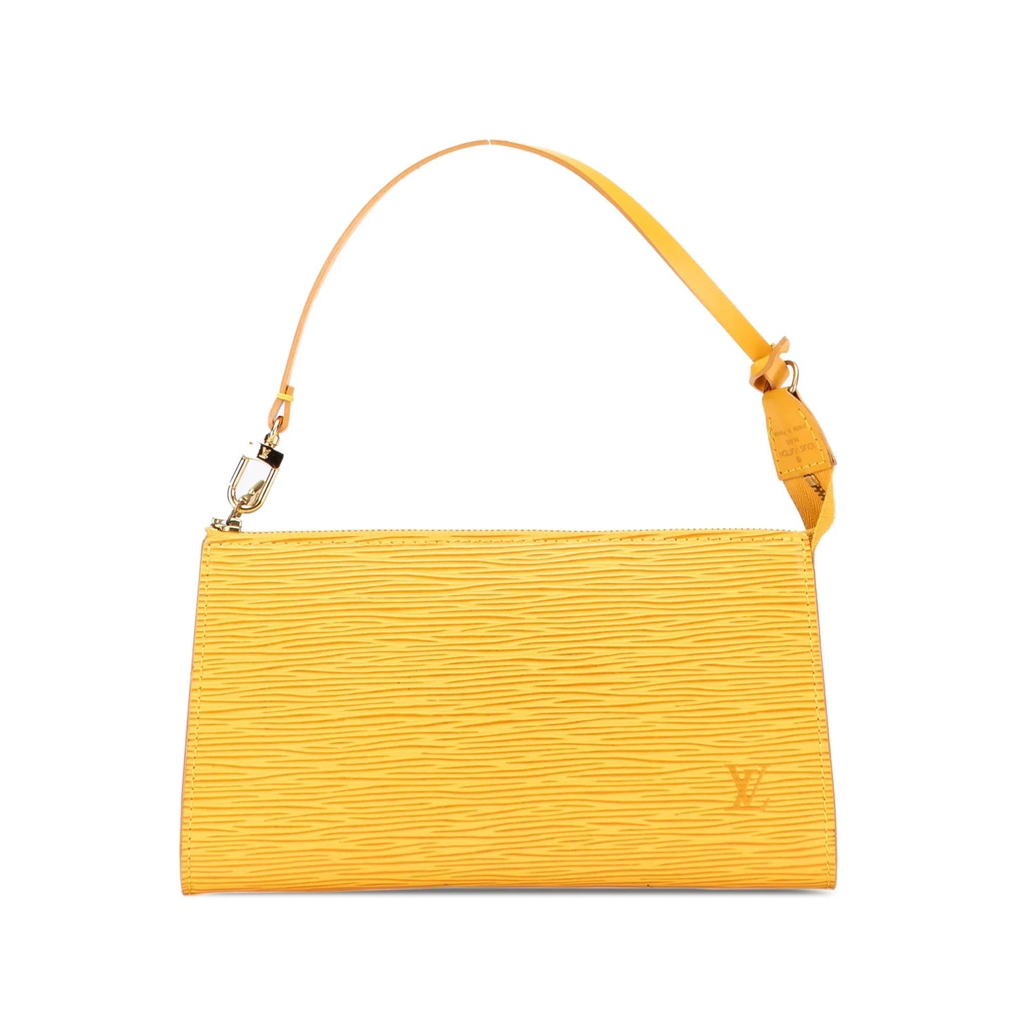 Yellow Louis Vuitton Epi Pochette Accessoires Shoulder Bag