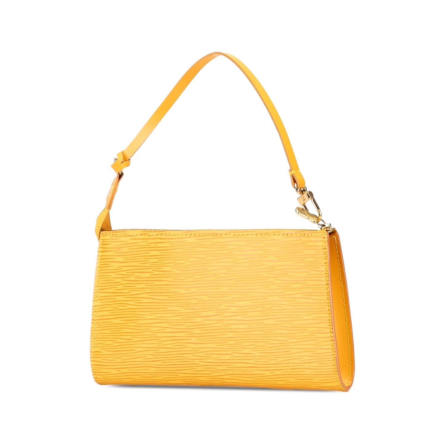 Yellow Louis Vuitton Epi Pochette Accessoires Shoulder Bag