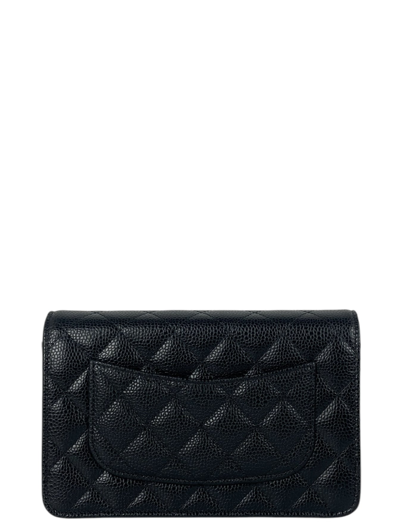 Chanel Black Caviar Leather Twistlock WOC Crossbody