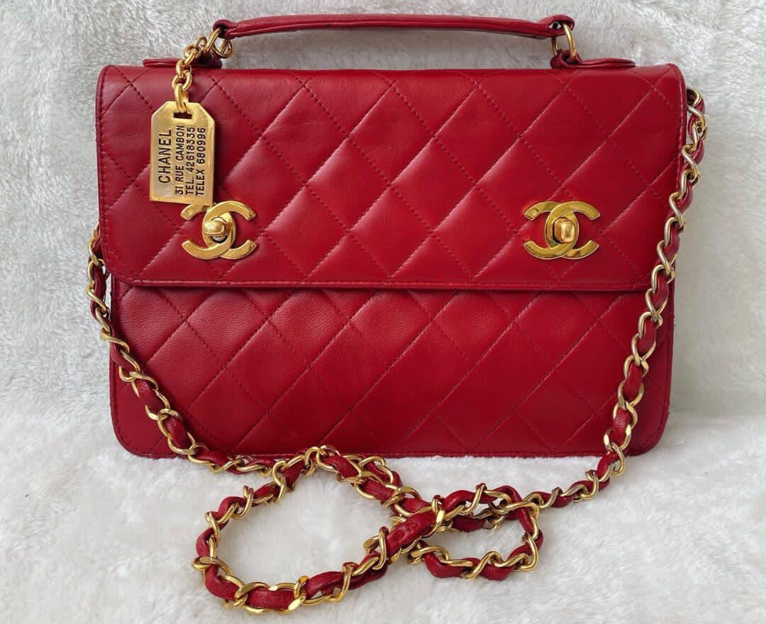 Chanel  Timeless Classic CC Double Turn Lock Bag