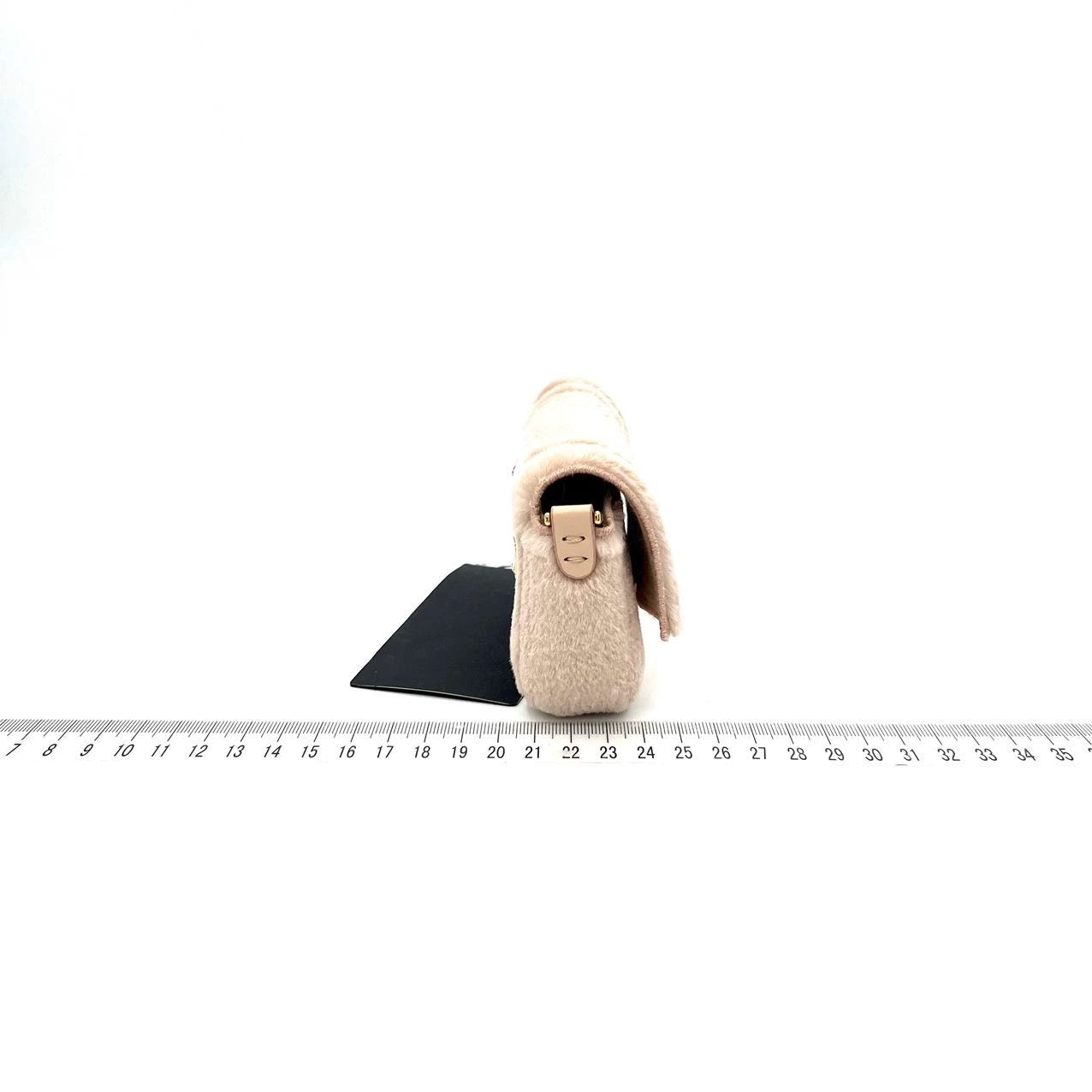 Fendi Nano Baguette Charm Pink Mink Fur with Chain