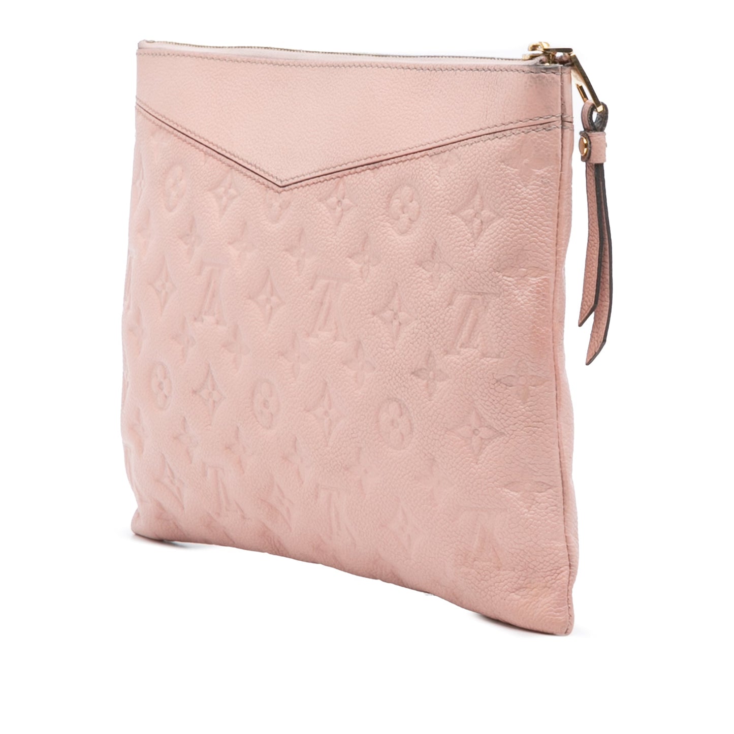 Pink Louis Vuitton Monogram Empreinte Daily Pouch Clutch Bag