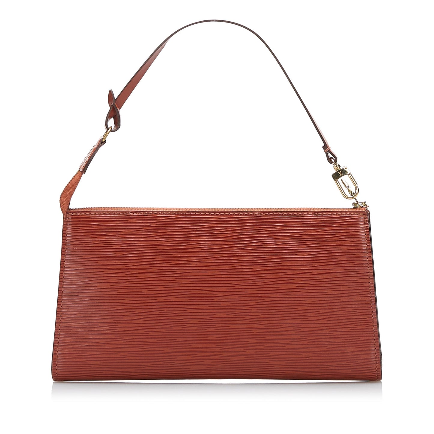 LOUIS VUITTON Epi Pochette Accessoires Brown Clutch