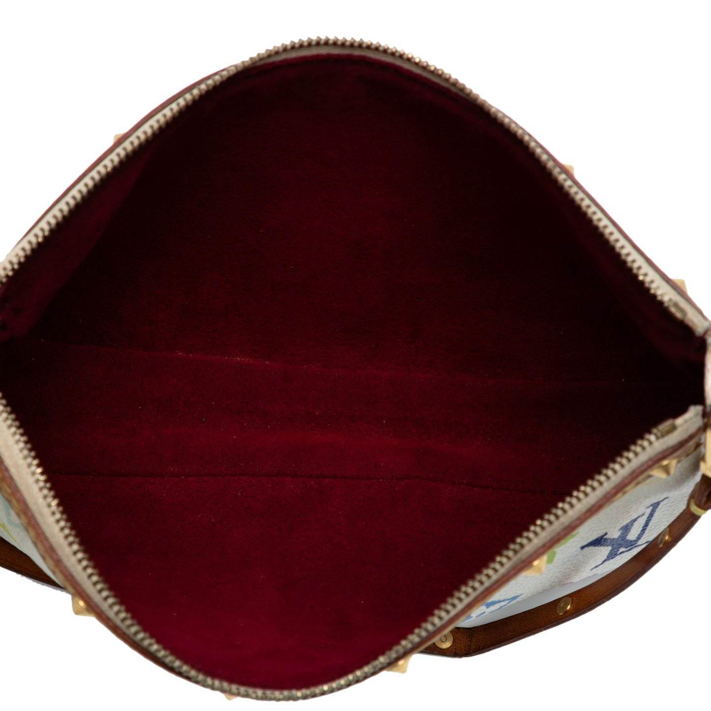 White Louis Vuitton Monogram Multicolore Pochette Accessoires Shoulder Bag