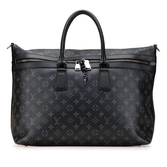 Black Louis Vuitton Monogram Eclipse Apollo All Day Satchel