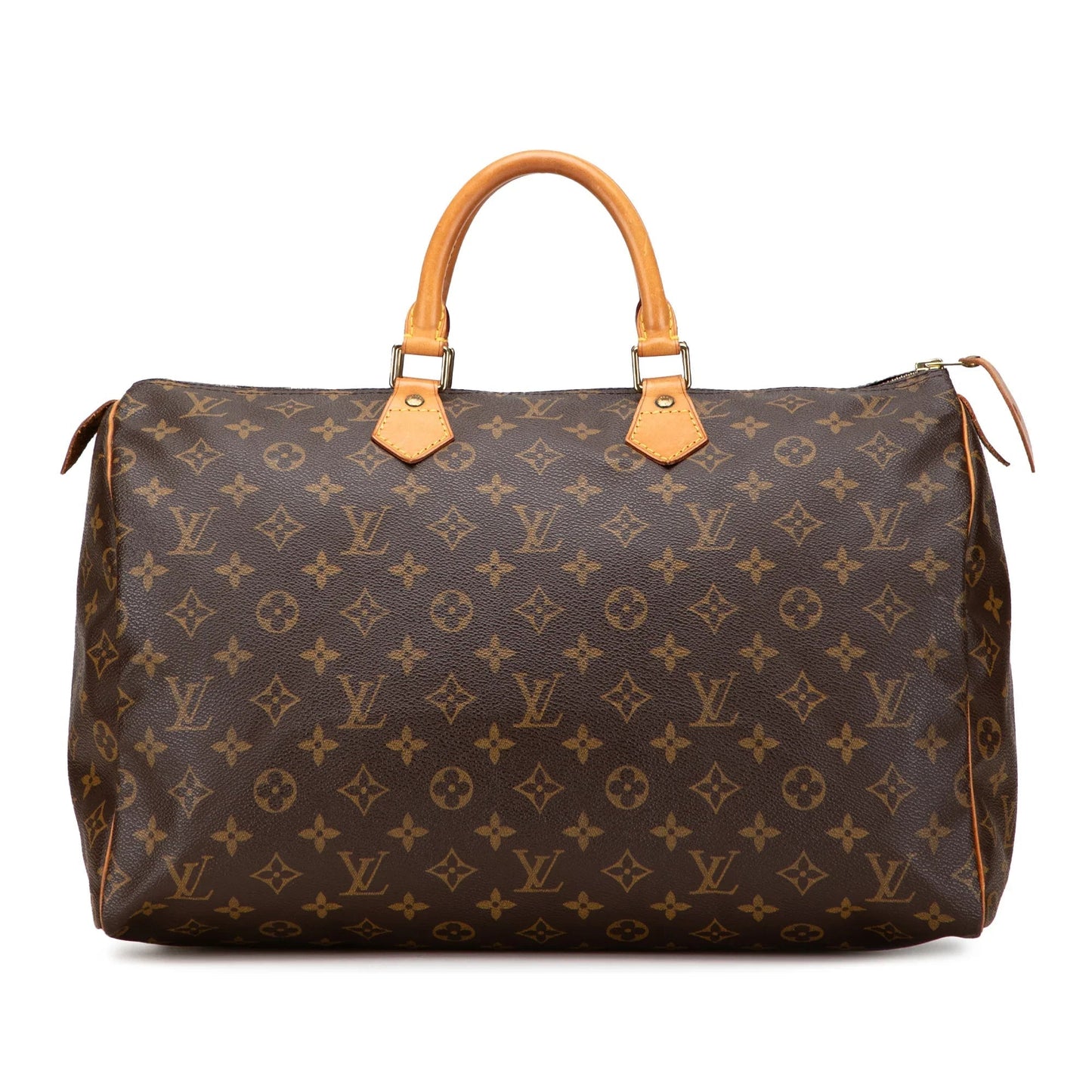 Brown Louis Vuitton Monogram Speedy 40 Boston Bag
