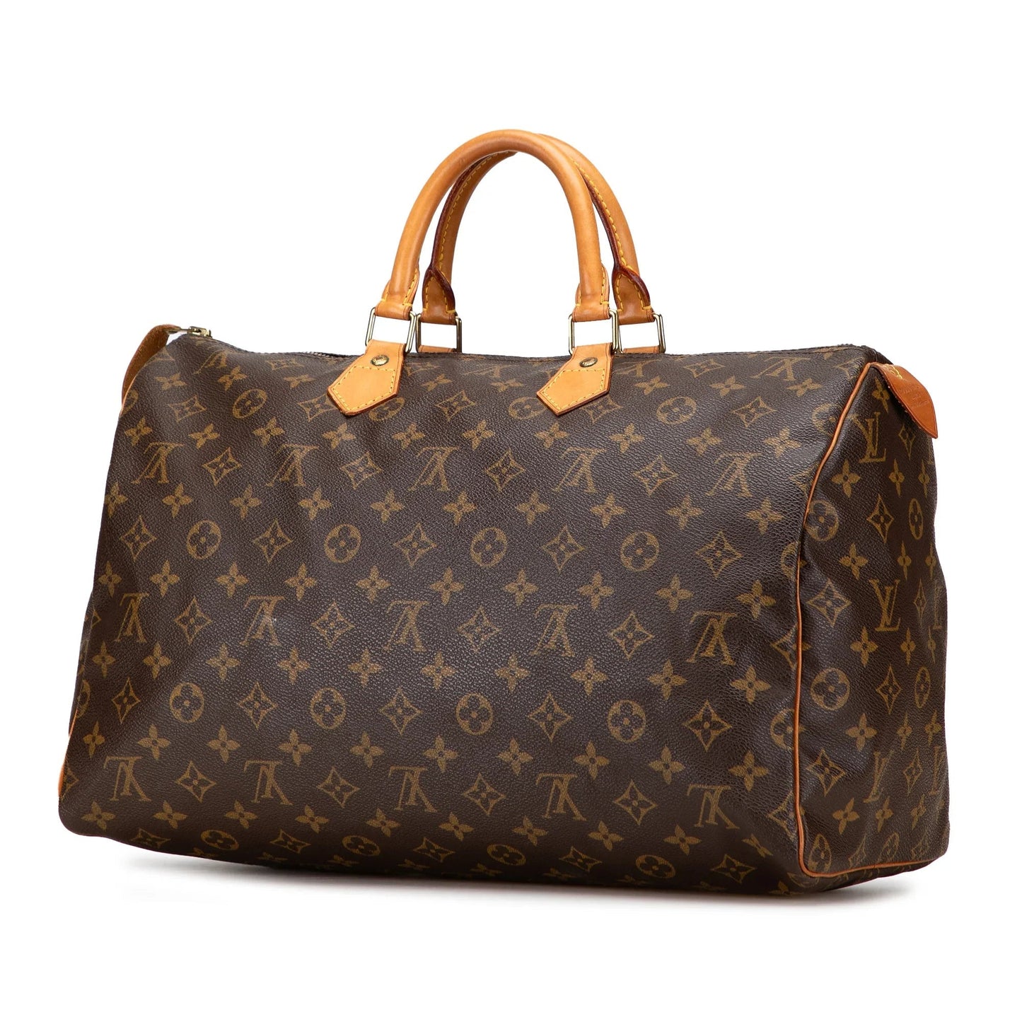 Brown Louis Vuitton Monogram Speedy 40 Boston Bag