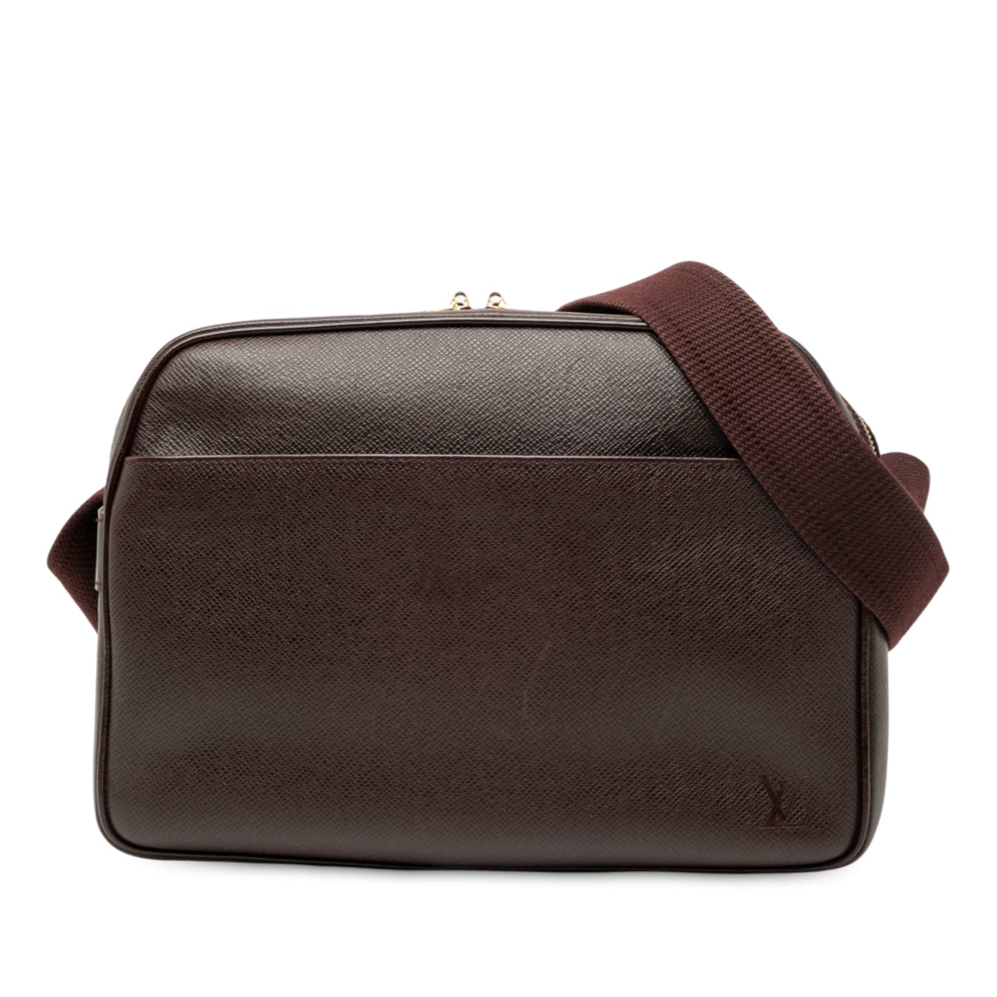 Red Louis Vuitton Taiga Reporter PM Crossbody Bag