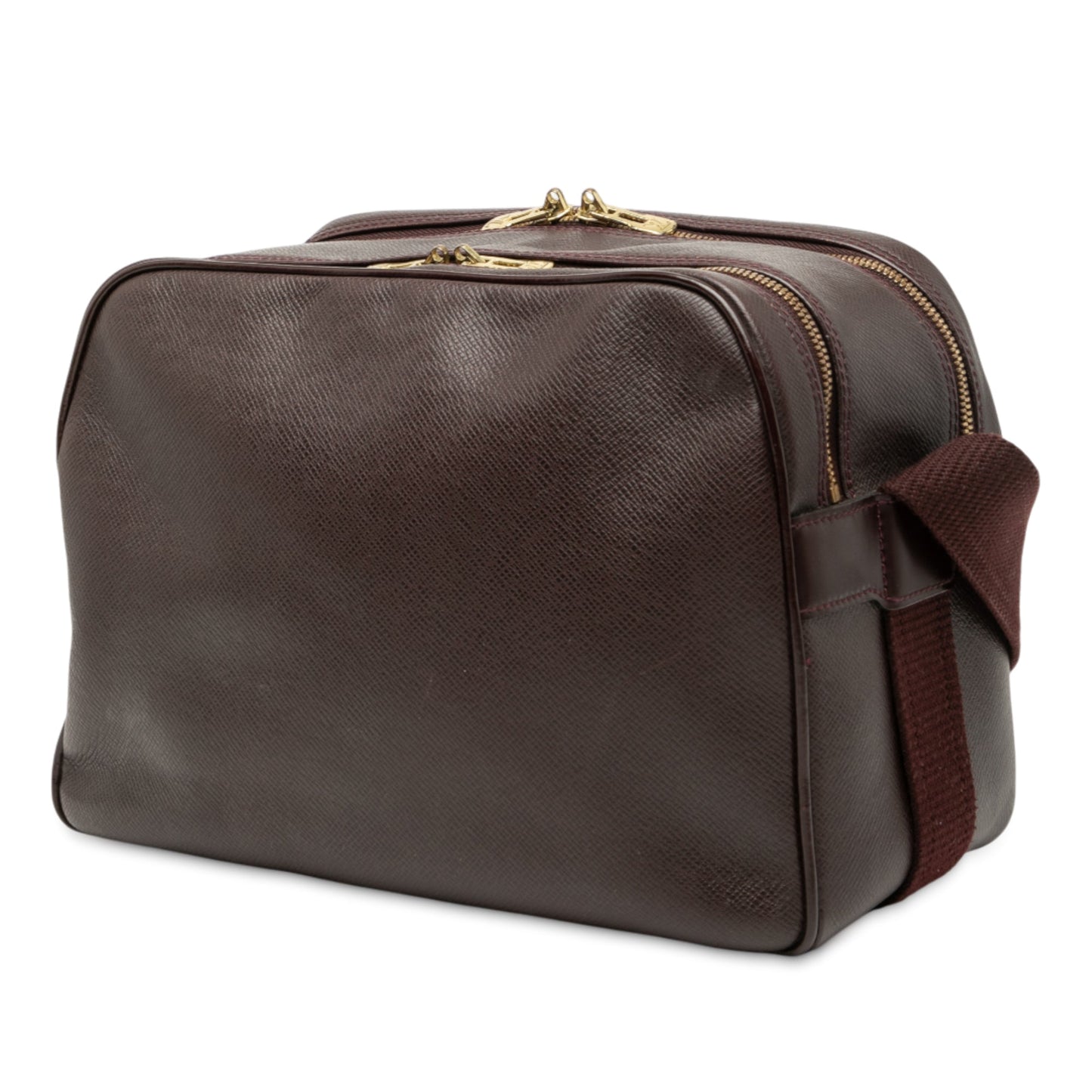 Red Louis Vuitton Taiga Reporter PM Crossbody Bag