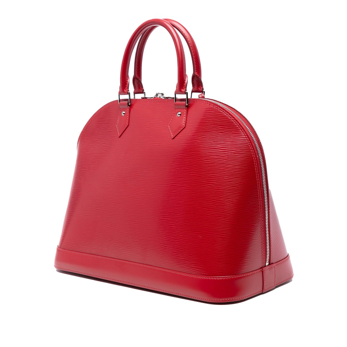 Red Louis Vuitton Epi Alma GM Handbag