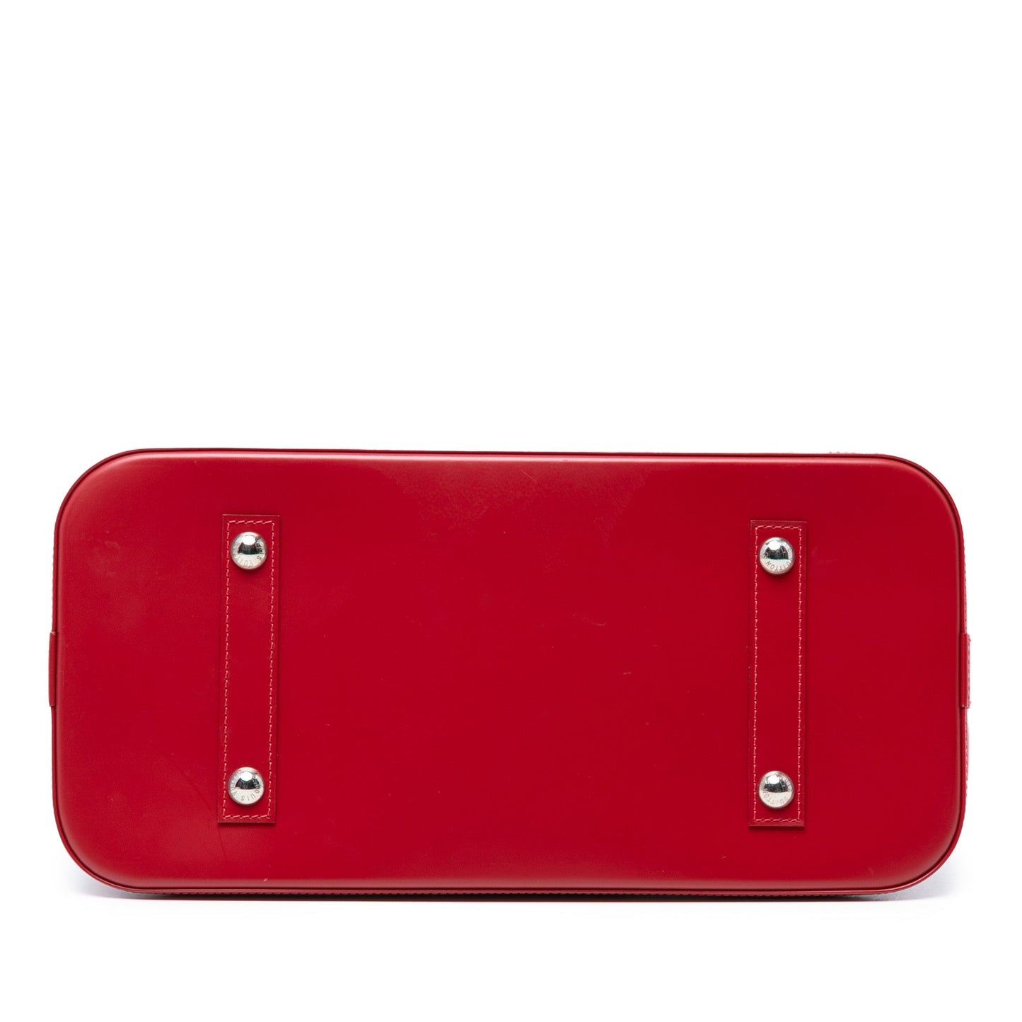 Red Louis Vuitton Epi Alma GM Handbag
