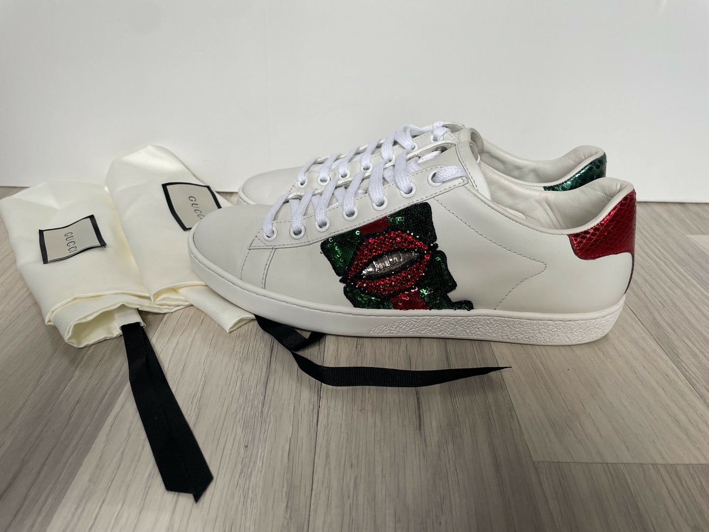 Gucci Ace leather sneakers