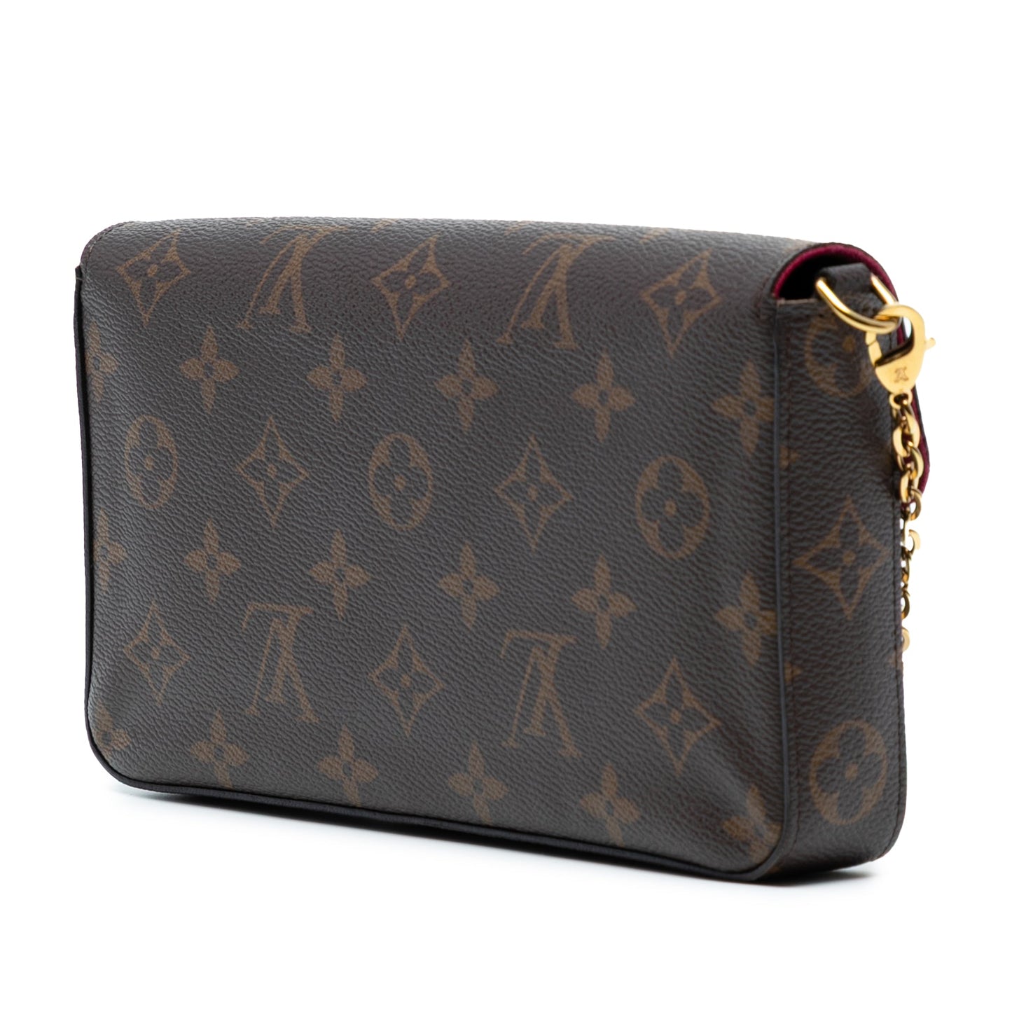 Brown Louis Vuitton Monogram Pochette Felicie Crossbody Bag