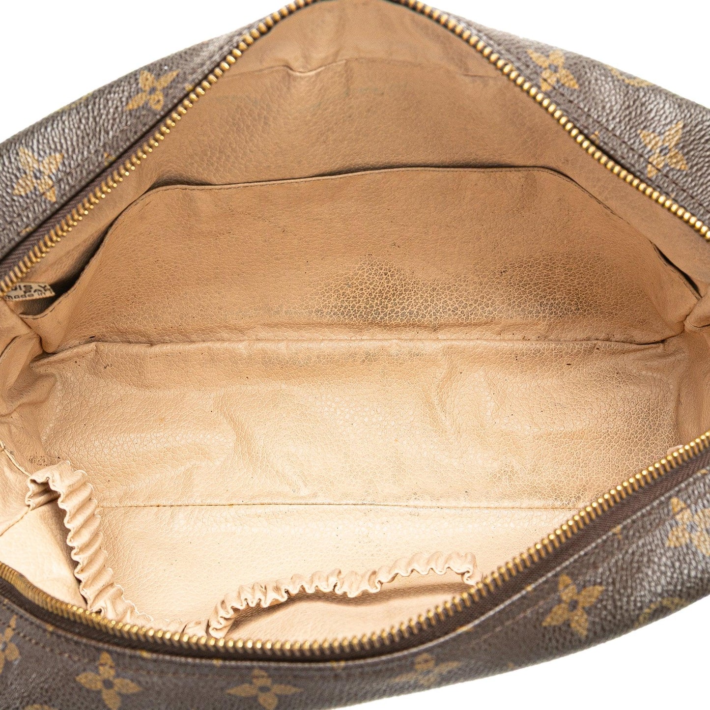 Brown Louis Vuitton Monogram Trousse Toilette 28 Clutch Bag