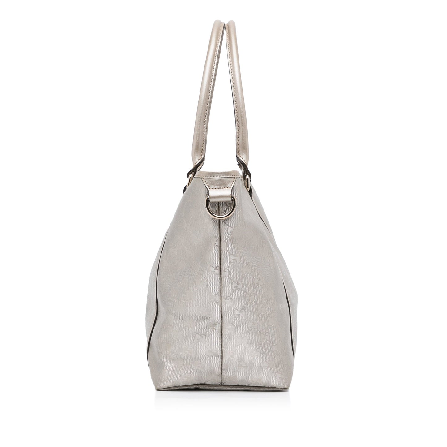 Gucci Joy Silver Canvas Tote