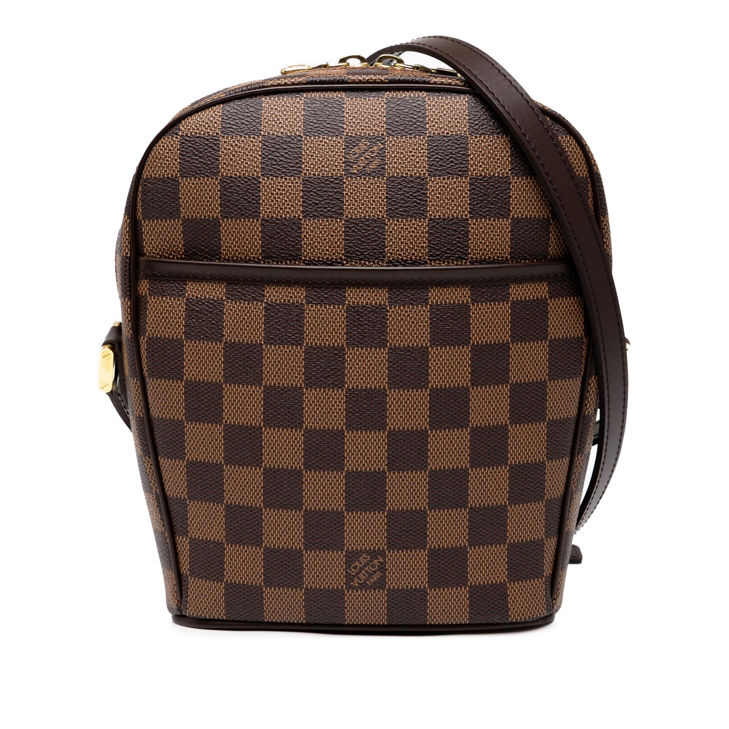 Brown Louis Vuitton Damier Ebene Ipanema PM Crossbody Bag