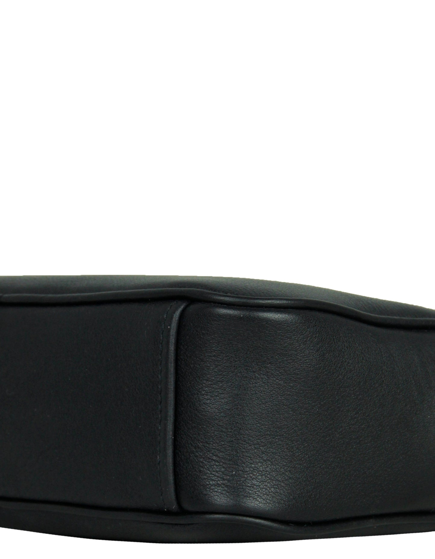 Prada Black/Gold Vitello Leather Phenix Camera Crossbody Bag