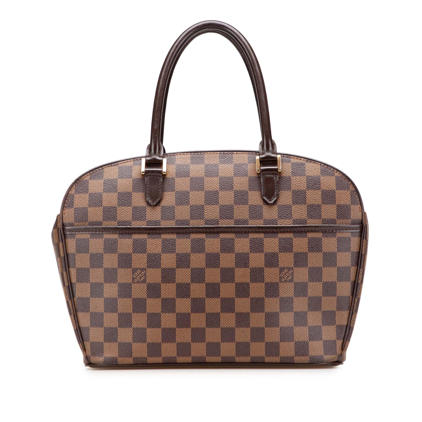 Brown Louis Vuitton Damier Ebene Sarria Horizontal Handbag