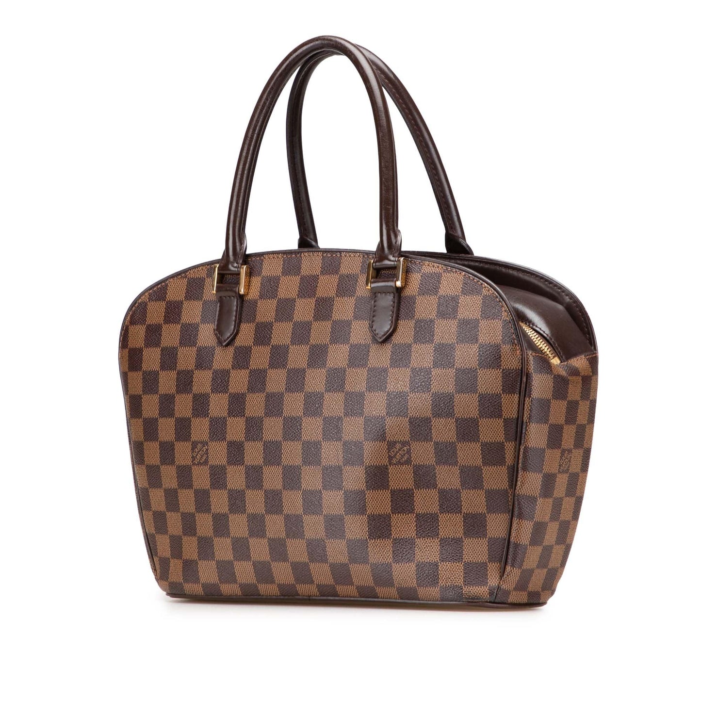 Brown Louis Vuitton Damier Ebene Sarria Horizontal Handbag