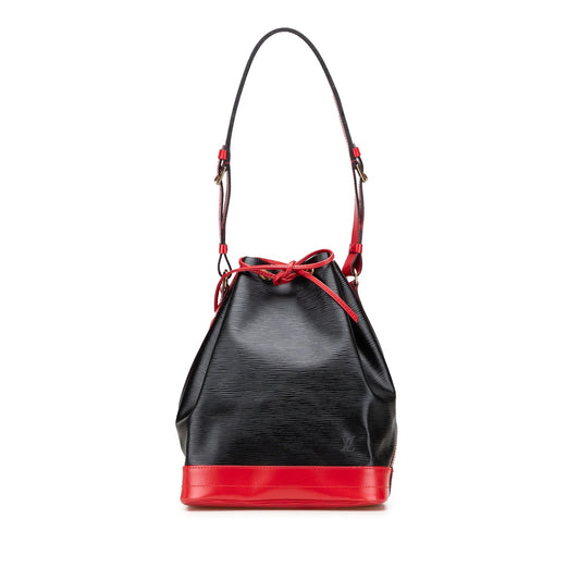 Black Louis Vuitton Epi Bicolor Noe GM Bucket Bag