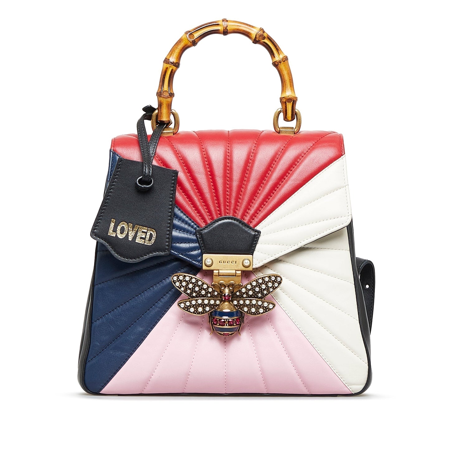 Gucci Bamboo Leather Shoulder Bag Style 1